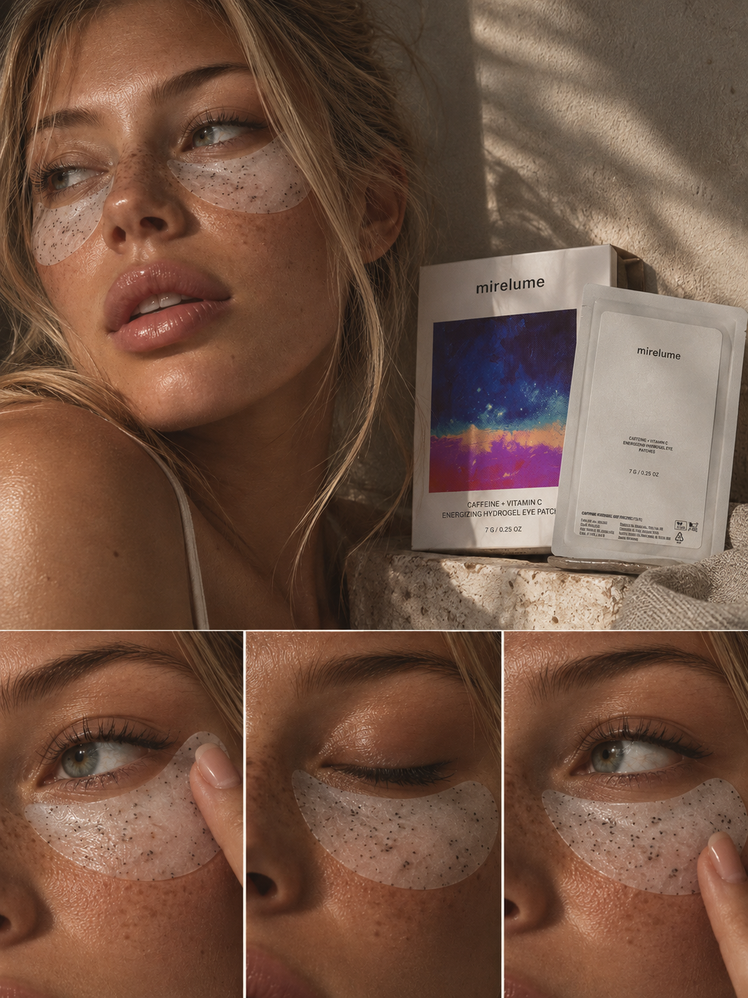 Caffeine + Vitamin C Energizing Hydrogel Eye Patches