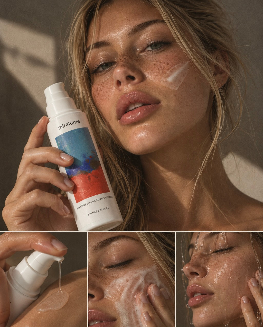 OIL-TO-MILK CLEANSER