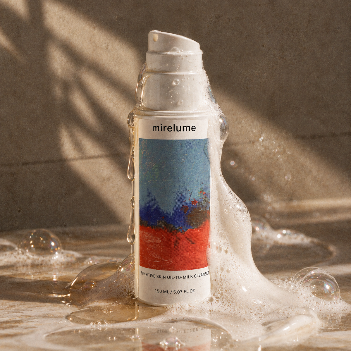 OIL-TO-MILK CLEANSER